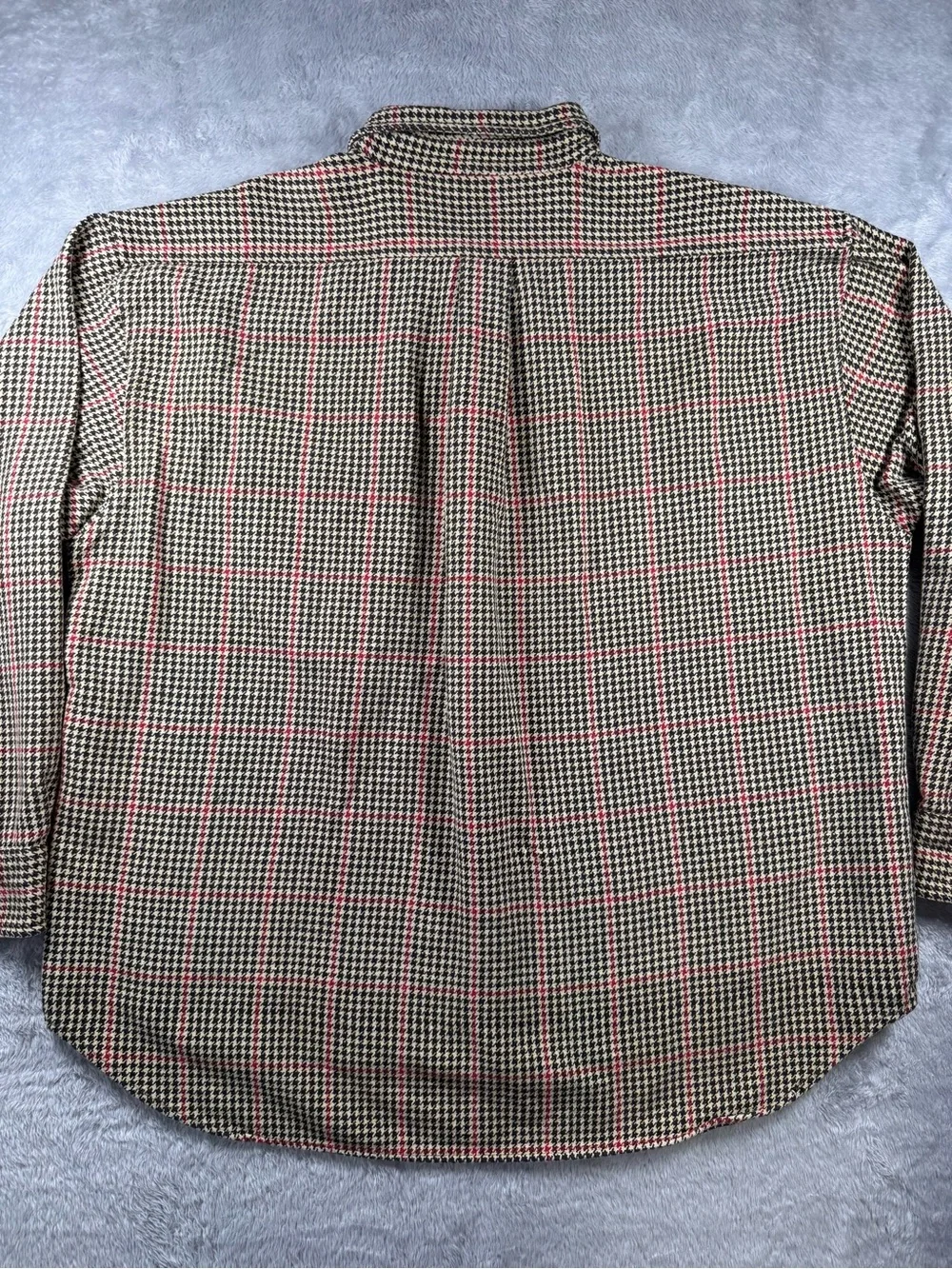 Vintage J.Crew Oarsman Heavyweight Houndstooth Button Down XXL